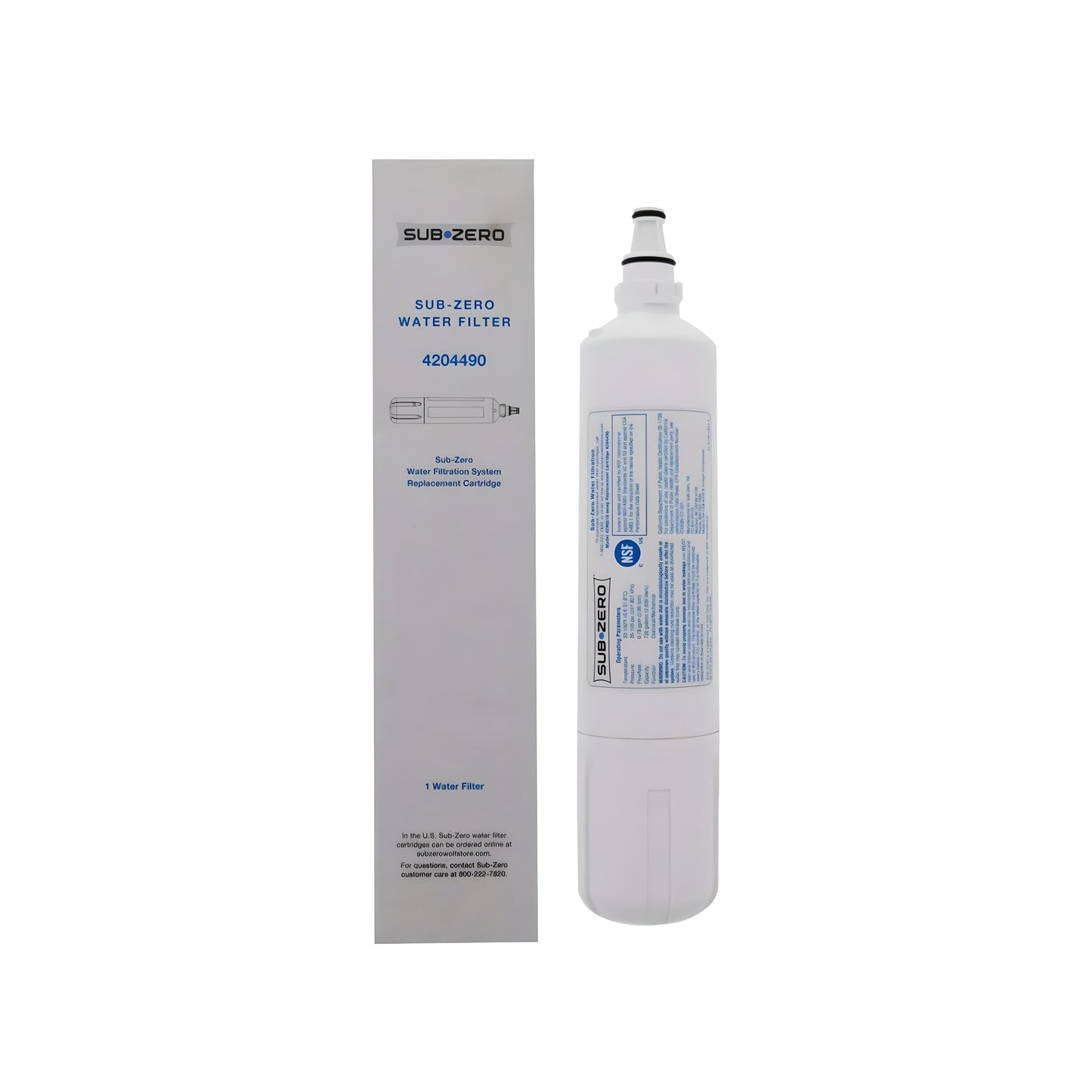 Sub-Zero Refrigerator Water Filter 4204490 and Air Purification Cartridge 7042798 Combo Pack