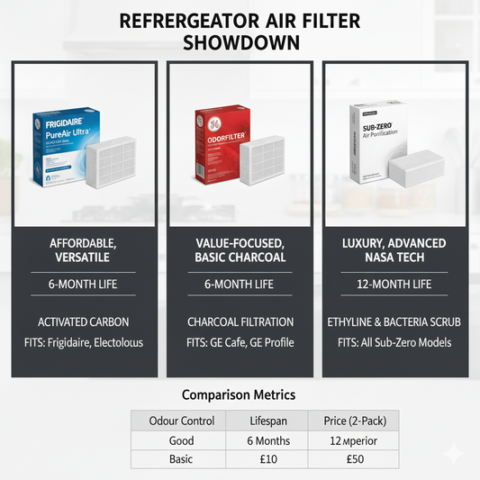 Frigidaire PureAir Ultra vs. Other Refrigerator Air Filter Brands