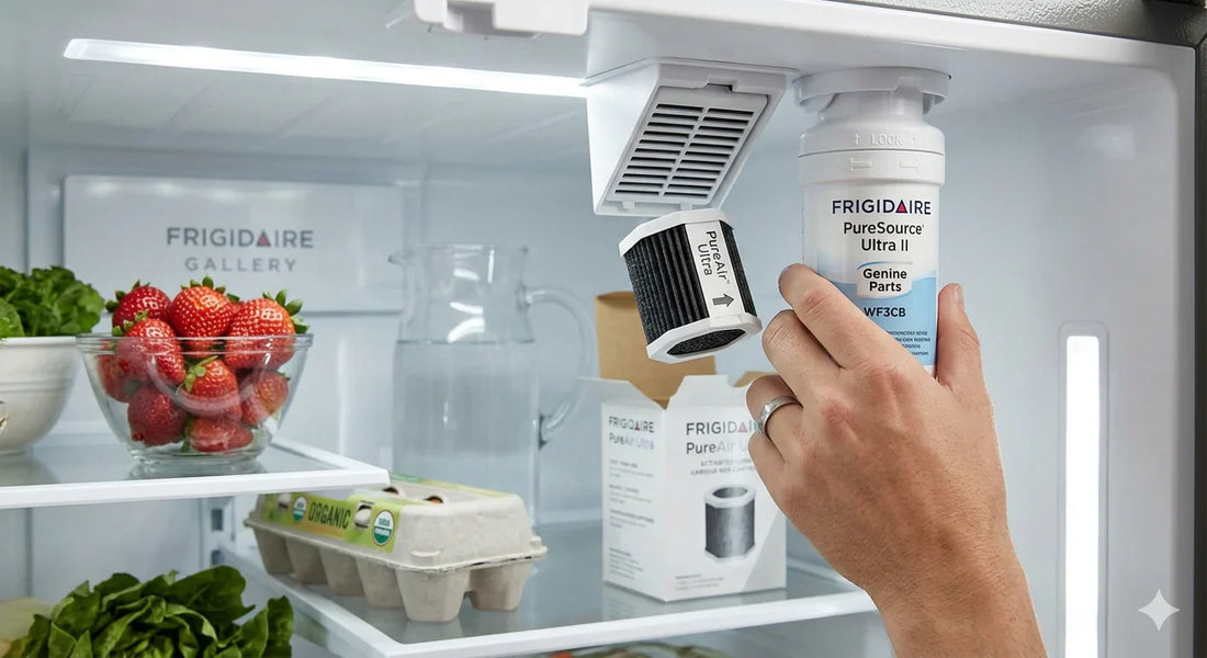 How to Replace Frigidaire Refrigerator Water and Air Filters