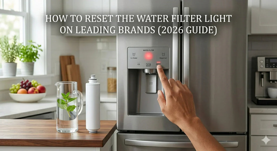 How to Reset the Water Filter Light on GE and Frigidaire Refrigerators (2026 Guide)