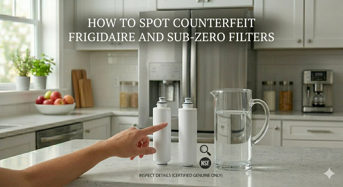 How to Spot Counterfeit Frigidaire and Sub-Zero Filters