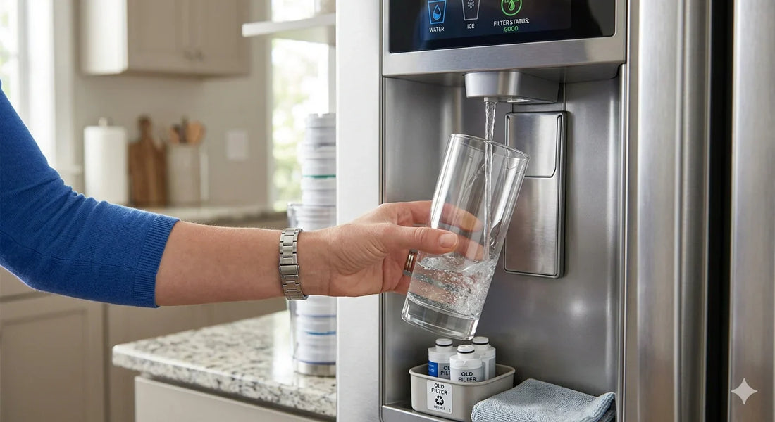 Flushing a New Refrigerator Water Filter: Why and How
