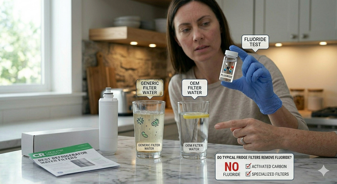 Do Refrigerator Water Filters Remove Fluoride?