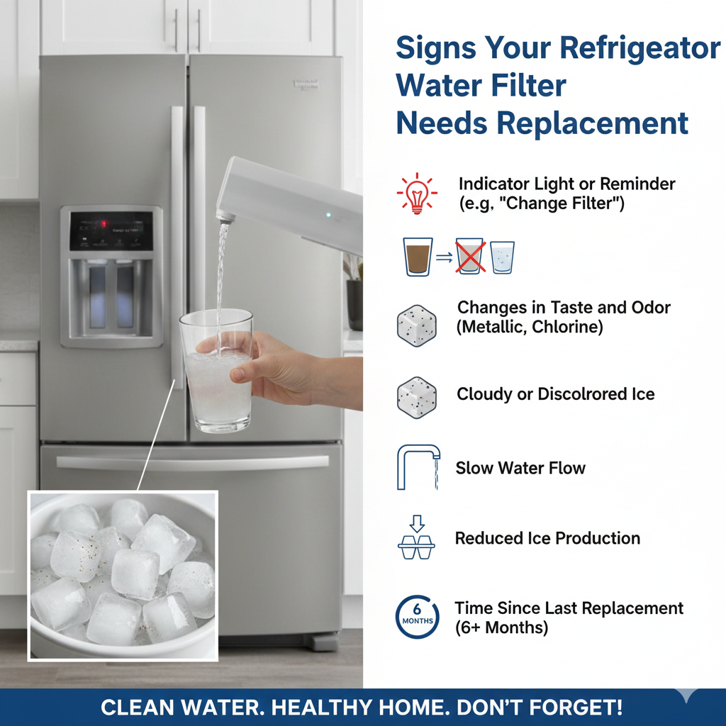 Refrigerator Water Filter Needs Replacement