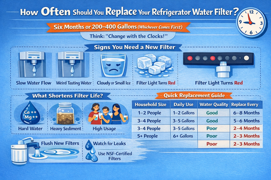 Replace a Refrigerator Water Filter