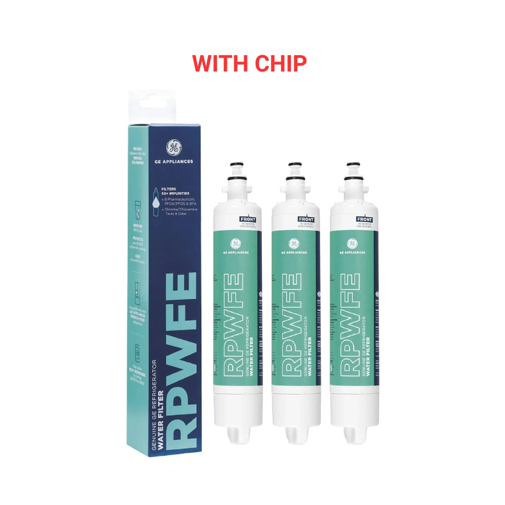 GE RPWFE Refrigerator Water Filter Replacement (With RFID Chip)