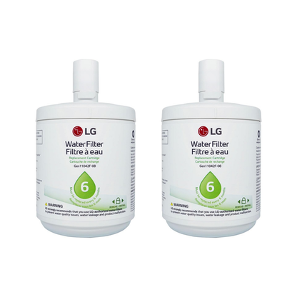 LG LT500P Refrigerator Water Filter 2-Pack