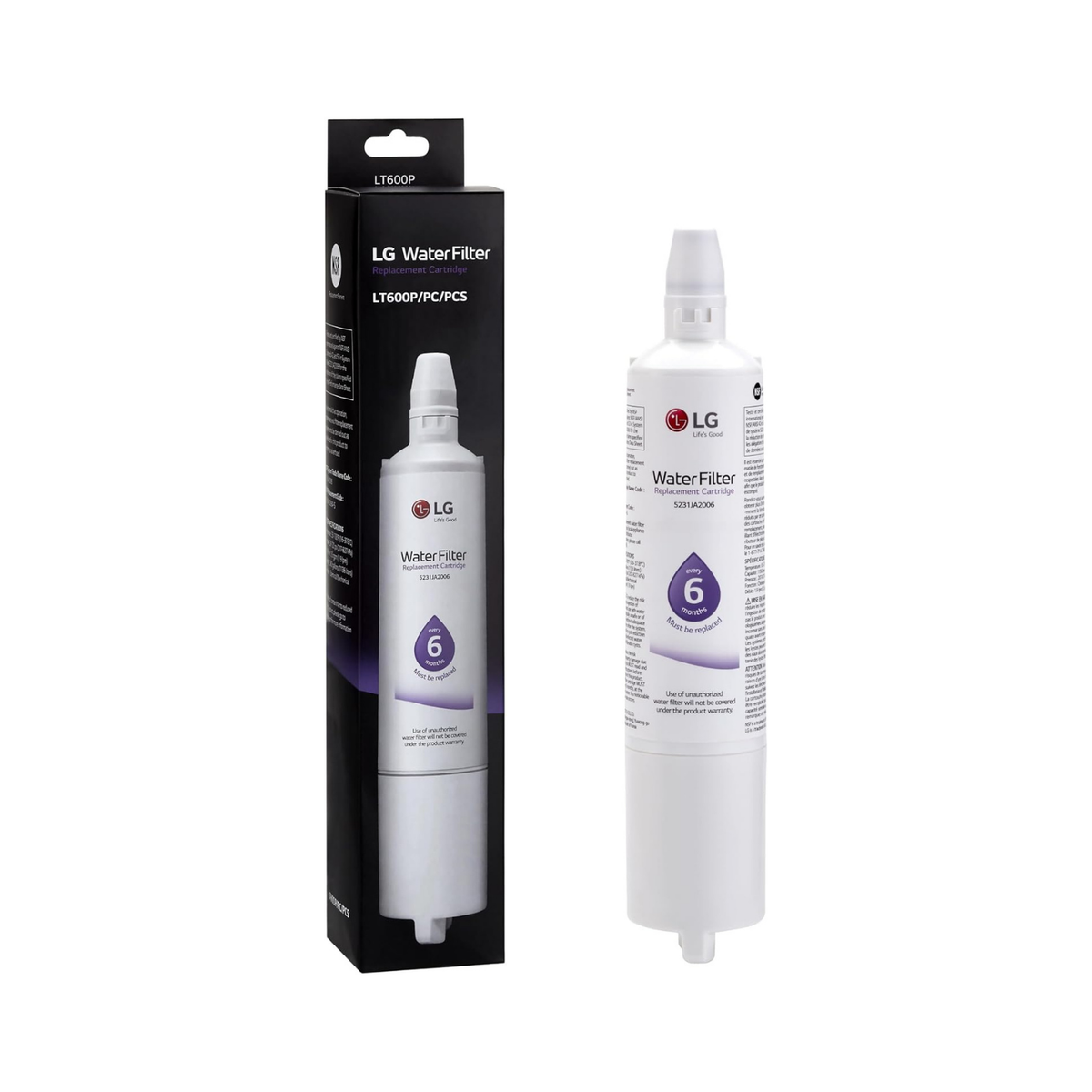 LG LT600P Refrigerator Water Filter