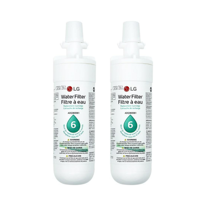 LG LT700P Refrigerator Water Filter 2-Pack