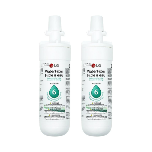 LG LT700P Refrigerator Water Filter 2-Pack