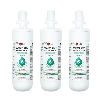 LG LT700P Refrigerator Water Filter 3-Pack