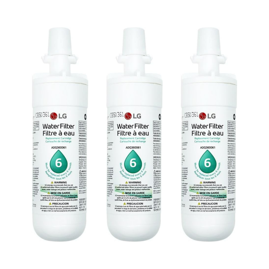 LG LT700P Refrigerator Water Filter 3-Pack