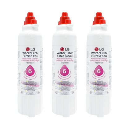 LG LT800P Refrigerator Water Filter 3 Pack