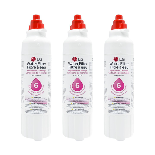 LG LT800P Refrigerator Water Filter 3 Pack